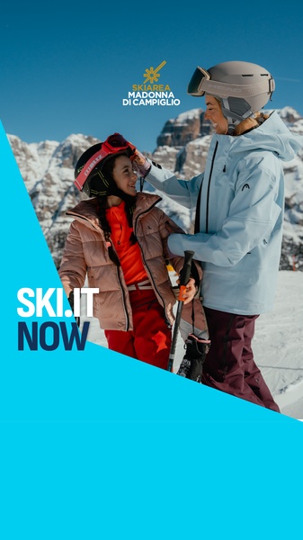 ski vacation, ski holiday, ski resort, winter sports, ski trip, brand awareness, lifestyle, energetic, warm, blue, neutral
